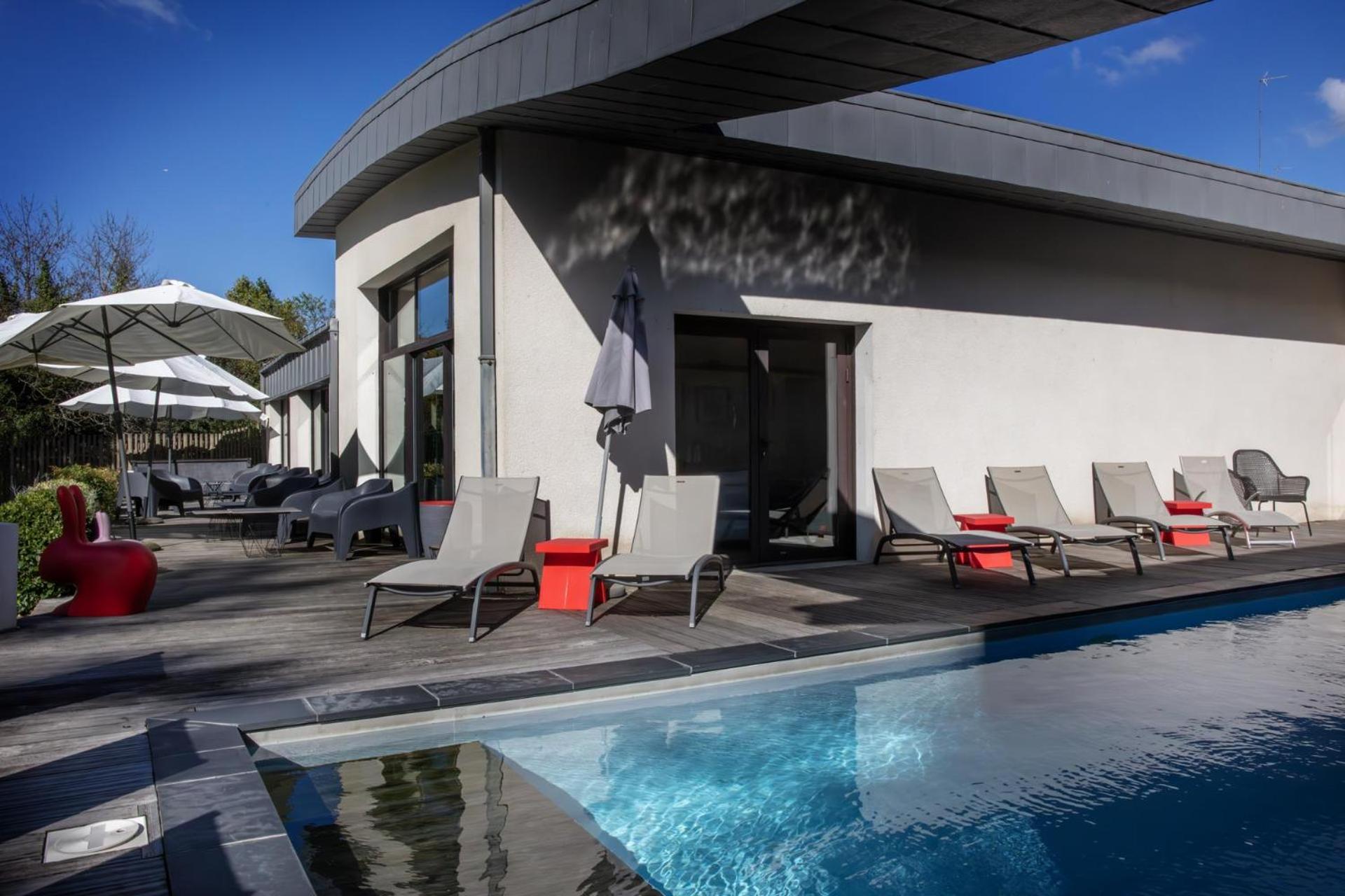 L'Aubiniere Hotel Restaurant & Spa Saint-Ouen-les-Vignes Exterior foto